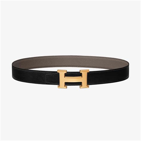 hermes nr 01303140838632|H belt buckle & Reversible leather strap 32 mm .